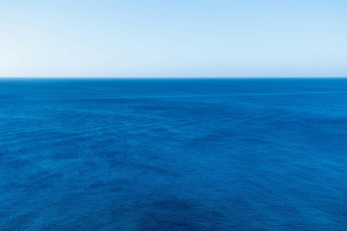 Photographie évoquant la couleur bleu